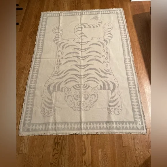 Tibetan cotton tiger rug